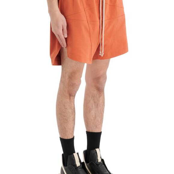 Rick Owens: EU46 Orange Slit Seam Pentagram Boxers Shorts FW22 Strobe - Picture 13 of 14